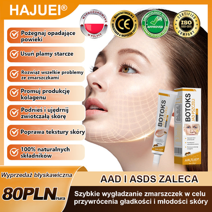Ostatni dzień promocji: 50% zniżki - 🍯 HAJUEI® Botox Krem Przeciwzmarszczkowy z Jadłem Pszczelim