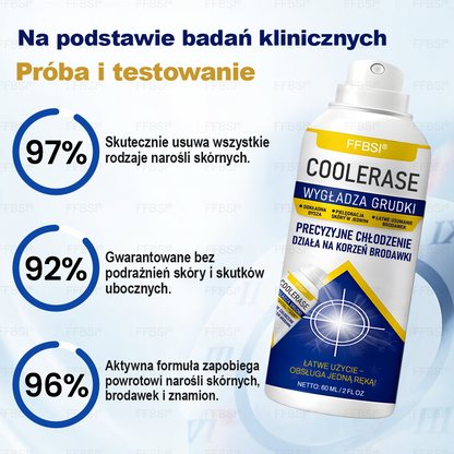 FFBSI® ❄ CoolErase Spray do regeneracji skóry  (Brodawe, Pęcherze, Wypryski, Łuszczyca, Zmiany skórne, Trądzik, Skórne narośle, Blizny, Pieprzyki)