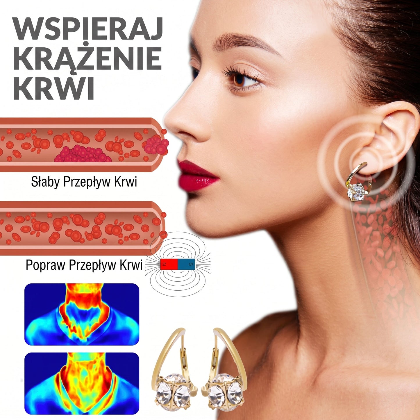 ZUWIAY® 🥂 𝐋𝐲𝐦𝐩𝐡 𝐯𝐢𝐭𝐲 𝐌𝐚𝐠𝐧𝐞𝐓𝐡𝐞𝐫𝐚𝐩𝐲 𝐆𝐞𝐫𝐦𝐚𝐧𝐢𝐮𝐦 𝐄𝐚𝐫𝐫𝐢𝐧𝐠𝐬